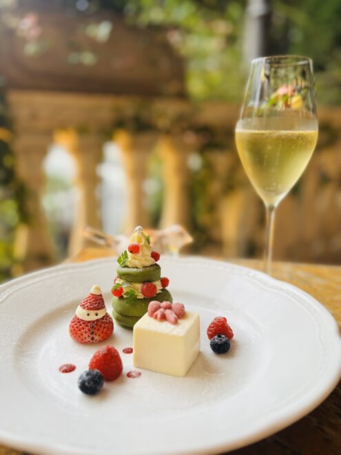 クリスマスコース限定デザート